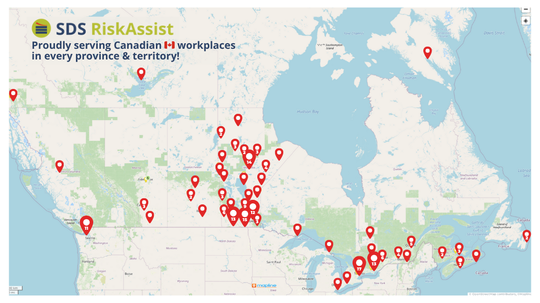SDS RiskAssist - Serving customers across Canada