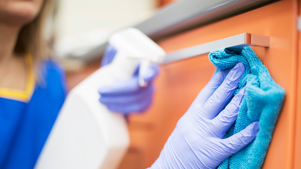 Cleaning product use in the workplace